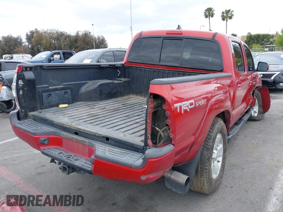 2014 Toyota Tacoma PreRunner with VIN 3TMJU4GNXEM166449, listed as a IAAI auction lot 42053316 with 139,073 mi miles and . Bid and sale history available at DreamBid. Image 4.