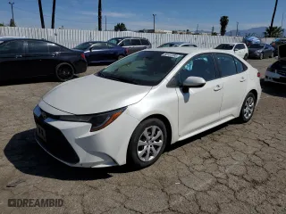 2021 Toyota Corolla LE with VIN 5YFEPMAE3MP158573, listed as a Copart auction lot 50187285 with 66,323 mi miles and Salvage Title. Bid and sale history available at carsss.com. Image 1.