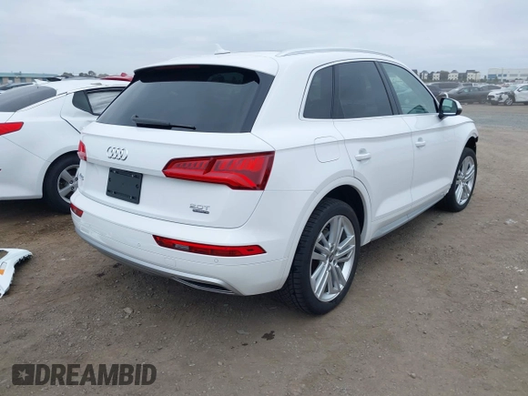 2018 Audi Q5 Prestige with VIN WA1CNAFY8J2198974, listed as a IAAI auction lot 42101083 with 41,687 mi miles and . Bid and sale history available at DreamBid. Image 4.