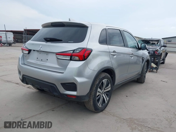 2024 Mitsubishi Outlander Sport S with VIN JA4ARUAUXRU017567, listed as a IAAI auction lot 42143997 with 12,425 mi miles. Bid and sale history available at carsss.com. Image 4.