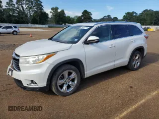 2014 Toyota Highlander Limited with VIN 5TDYKRFH2ES036680, listed as a Copart auction lot 56307715 with 173,070 mi miles and Salvage title. Bid and sale history available at DreamBid. Image 1.