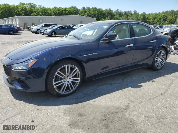2022 Maserati Ghibli Modena Q4 with VIN ZAM57YTM4NX400247, listed as a Copart auction lot 56967624 with 10,180 mi miles and Salvage Title. Bid and sale history available at carsss.com. Image 1.