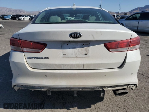 2018 Kia Optima LX with VIN 5XXGT4L3XJG227604, listed as a Copart auction lot 61674055 with 197,131 mi miles and Salvage title. Bid and sale history available at DreamBid. Image 6.