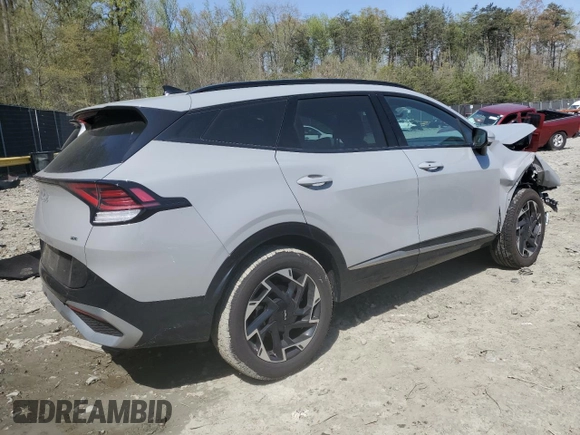 2024 Kia Sportage SX-Prestige with VIN 5XYK5CDF6RG189254, listed as a Copart auction lot 53347875 with 27,967 mi miles and Salvage title. Bid and sale history available at DreamBid. Image 3.