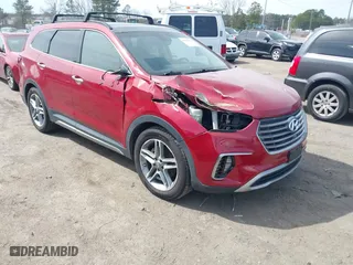 2017 Hyundai Santa Fe Limited Ultimate with VIN KM8SRDHF4HU197513, listed as a IAAI auction lot 41757051 with 167,574 mi miles. Bid and sale history available at carsss.com. Image 6.