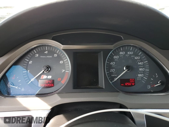2007 Audi S6 with VIN WAUGN94F17N041959, listed as a Copart auction lot 53682645 with 125,072 mi miles and Clean Title. Bid and sale history available at carsss.com. Image 9.