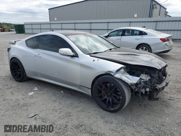2015 Hyundai Genesis Coupe 3.8L Base with VIN KMHHU6KJ8FU126376, listed as a Copart auction lot 57450895 with 67,739 mi miles and Salvage title. Bid and sale history available at DreamBid. Image 4.