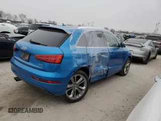 2017 Audi Q3 Premium Plus with VIN WA1JCCFS4HR001935, listed as a Copart auction lot 84167144 with 33,739 mi miles and Salvage title. Bid and sale history available at DreamBid. Image 3.