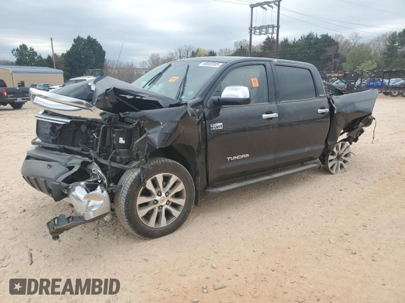 2017 Toyota Tundra Limited z VIN 5TFHW5F10HX606254, wystawiony jako Copart lot #49882695 z przebiegiem Nie podano mil oraz Szkoda całkowita • Salvage title. Historia ofert i sprzedaży dostępna na DreamBid. Obrazek 1.
