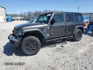 2020 Jeep Wrangler Unlimited Sport z VIN 1C4HJXDG6LW201614, wystawiony jako Copart lot #51756345 z przebiegiem 56 346 mil mil oraz Szkoda całkowita • Salvage title. Historia ofert i sprzedaży dostępna na DreamBid. Obrazek 1.