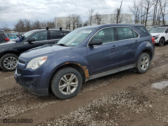 2013 Chevrolet Equinox LS with VIN 2GNFLCEK4D6292639, listed as a Copart auction lot 51476425 with 170,258 mi miles and Clean Title. Bid and sale history available at carsss.com. Image 1.