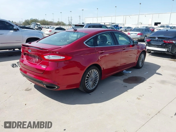 2014 Ford Fusion Titanium with VIN 3FA6P0K92ER293480, listed as a IAAI auction lot 41792642 with 156,828 mi miles. Bid and sale history available at carsss.com. Image 4.