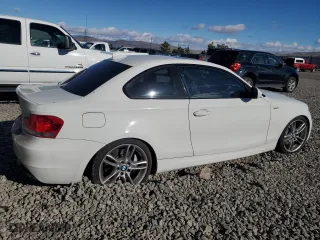 2011 BMW 1 Series 135i with VIN WBAUC9C55BVM10316, listed as a Copart auction lot 80777354 with 54,155 mi miles and Salvage Title. Bid and sale history available at carsss.com. Image 3.