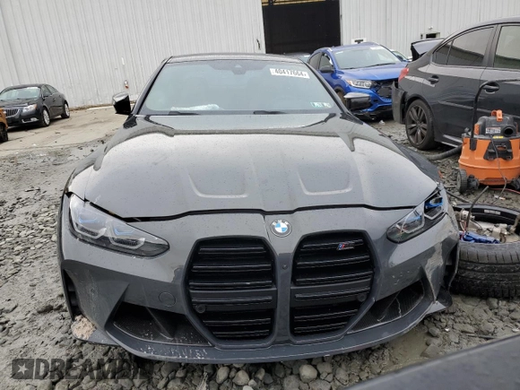 2021 BMW M4 Competition with VIN WBS33AZ0XMCH11542, listed as a Copart auction lot 40417664 with 0 mi miles and Salvage Title. Bid and sale history available at carsss.com. Image 5.