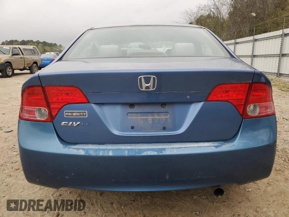 2008 Honda Civic LX with VIN 1HGFA16508L047170, listed as a Copart auction lot 51497985 with 213,230 mi miles and Clean Title. Bid and sale history available at DreamBid. Image 6.