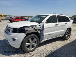 2014 Jeep Grand Cherokee Overland with VIN 1C4RJECG5EC519870, listed as a Copart auction lot 52364725 with 78,043 mi miles and Salvage Title. Bid and sale history available at carsss.com. Image 1.