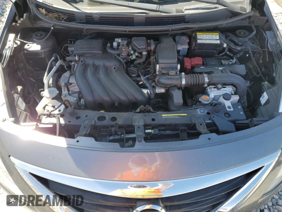 2019 Nissan Versa SV z VIN 3N1CN7AP9KL832688, wystawiony jako Copart lot #50632185 z przebiegiem 79 516 mil mil oraz Szkoda całkowita • Salvage title. Historia ofert i sprzedaży dostępna na DreamBid. Obrazek 11.