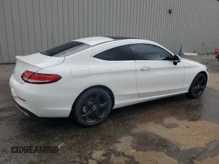 2017 Mercedes-Benz C 300 with VIN WDDWJ4JB5HF353525, listed as a Copart auction lot 49884705 with 53,840 mi miles and Salvage Title. Bid and sale history available at carsss.com. Image 3.