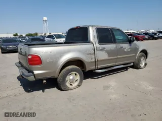 2001 Ford F-150 SuperCrew XLT with VIN 1FTRW08L91KB39473, listed as a Copart auction lot 60947584 with 308,546 mi miles and Clean Title. Bid and sale history available at carsss.com. Image 3.