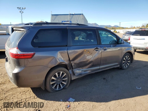 2019 Toyota Sienna LE with VIN 5TDJZ3DC6KS219268, listed as a Copart auction lot 78173524 with 69,168 mi miles and Salvage Title. Bid and sale history available at carsss.com. Image 3.