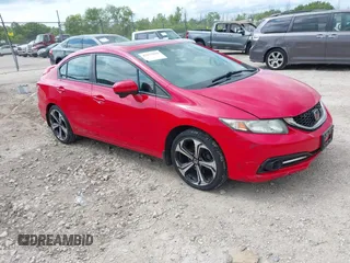 2014 Honda Civic Si with VIN 2HGFB6E52EH700831, listed as a IAAI auction lot 42472068 with 72,869 mi miles and . Bid and sale history available at DreamBid. Image 1.