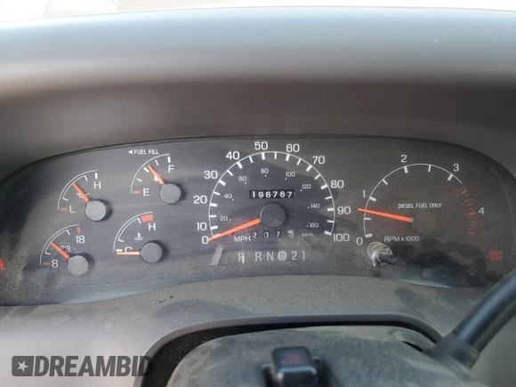 1999 Ford F-350 XL с VIN 1FTSW31F4XEC54688, выставлен на аукционе Copart как лот 62053925 с пробегом 196 767 миль миль и Списание • Salvage title. История ставок и продаж доступна на DreamBid. Изображение 9.