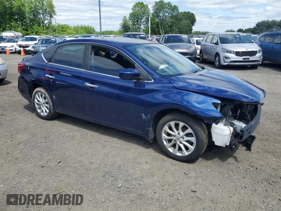 2019 Nissan Sentra S with VIN 3N1AB7AP8KY335652, listed as a Copart auction lot 57279915 with 74,677 mi miles and Clean title. Bid and sale history available at DreamBid. Image 4.