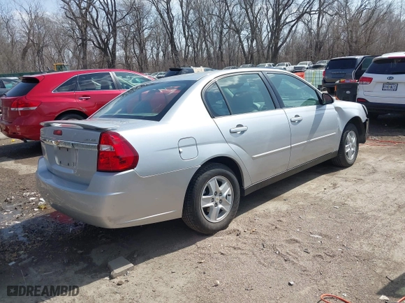 2005 Chevrolet Malibu LS with VIN 1G1ZT52855F262950, listed as a IAAI auction lot 41798531 with 56,722 mi miles. Bid and sale history available at carsss.com. Image 4.