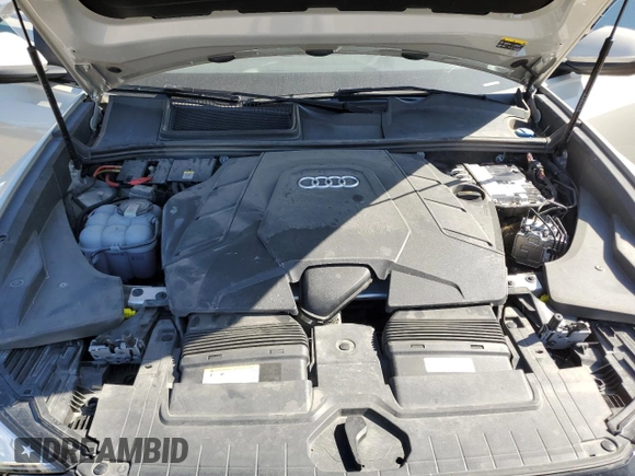 2023 Audi Q8 Premium Plus with VIN WA1EVBF14PD034863, listed as a Copart auction lot 52172605 with Not provided miles and Salvage title. Bid and sale history available at DreamBid. Image 14.