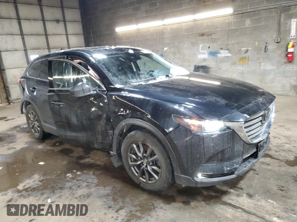 2021 Mazda CX-9 Touring with VIN JM3TCBCY3M0515072, listed as a Copart auction lot 45419145 with 48,503 mi miles and Salvage Title. Bid and sale history available at carsss.com. Image 4.