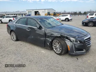 2015 Cadillac CTS Luxury RWD with VIN 1G6AR5SX7F0129883, listed as a Copart auction lot 42876585 with 160,227 mi miles and Salvage Title. Bid and sale history available at DreamBid. Image 4.