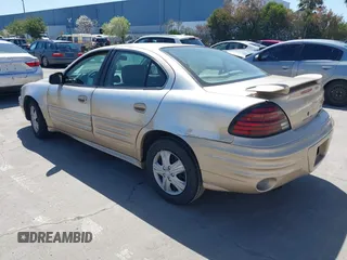 2001 Pontiac Grand Am SE1 with VIN 1G2NF52T91M593817, listed as a IAAI auction lot 41966971 with 251,709 mi miles. Bid and sale history available at carsss.com. Image 3.