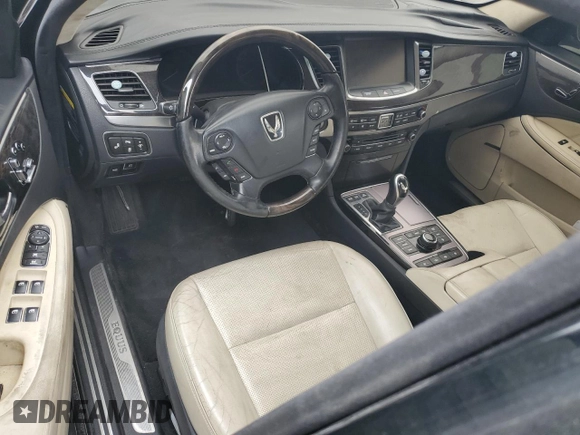2016 Hyundai Equus Signature z VIN KMHGH4JH6GU103098, wystawiony jako Copart lot #84622454 z przebiegiem 107 573 mil mil oraz Czysty tytuł • Clean title. Historia ofert i sprzedaży dostępna na DreamBid. Obrazek 8.