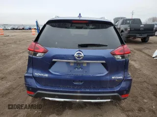 2020 Nissan Rogue S with VIN KNMAT2MV8LP535974, listed as a Copart auction lot 85031984 with 121,811 mi miles and Salvage Title. Bid and sale history available at carsss.com. Image 6.