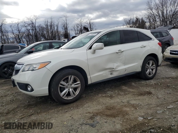 2014 Acura RDX Tech Pkg with VIN 5J8TB4H54EL021004, listed as a Copart auction lot 47192225 with 139,099 mi miles and Salvage Title. Bid and sale history available at carsss.com. Image 1.