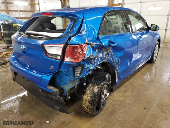 2021 Kia Rio 5-Door S with VIN 3KPA25AD3ME402346, listed as a Copart auction lot 45883675 with NaN miles and Salvage Title. Bid and sale history available at carsss.com. Image 3.