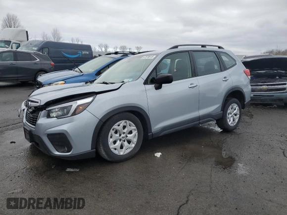 2021 Subaru Forester with VIN JF2SKADC2MH468561, listed as a Copart auction lot 47570615 with 21,531 mi miles and Salvage Title. Bid and sale history available at carsss.com. Image 1.