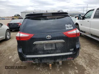 2015 Toyota Sienna Ltd with VIN 5TDDK3DC1FS126553, listed as a Copart auction lot 49684425 with 160,352 mi miles and Clean Title. Bid and sale history available at carsss.com. Image 6.