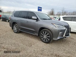 2018 Lexus LX with VIN JTJHY7AX4J4260540, listed as a Copart auction lot 51650575 with 63,202 mi miles and Salvage Title. Bid and sale history available at carsss.com. Image 4.