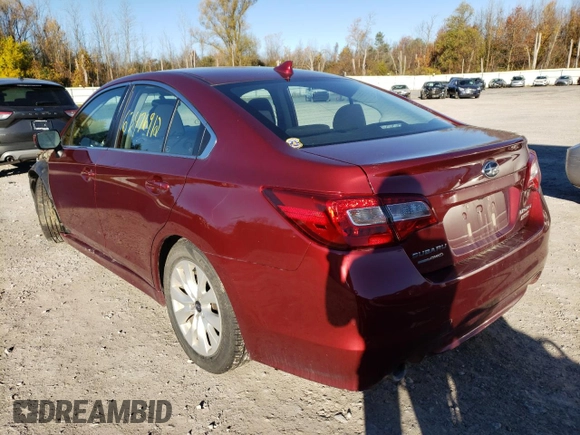 2016 Subaru Legacy 2.5i Premium with VIN 4S3BNAC68G3055286, listed as a Copart auction lot 63476912 with 99,972 mi miles. Bid and sale history available at carsss.com. Image 3.