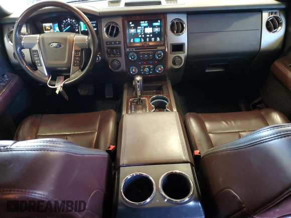 2016 Ford Expedition Platinum with VIN 1FMJU1MT2GEF22723, listed as a Copart auction lot 48107465 with 99,877 mi miles and Salvage title. Bid and sale history available at DreamBid. Image 8.