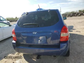 2008 Hyundai Tucson GLS with VIN KM8JM12B48U755567, listed as a Copart auction lot 75073514 with 0 mi miles and Non Repairable. Bid and sale history available at carsss.com. Image 6.