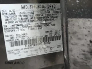 2008 Ford Taurus Limited with VIN 1FAHP28W38G111010, listed as a Copart auction lot 81496414 with 199,298 mi miles and Salvage Title. Bid and sale history available at carsss.com. Image 14.