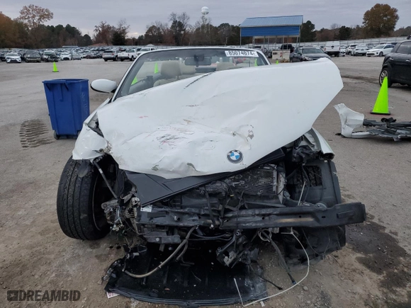2009 BMW 1 Series 135i with VIN WBAUN93549VK40342, listed as a Copart auction lot 85074074 with 143,213 mi miles and Salvage Title. Bid and sale history available at carsss.com. Image 5.