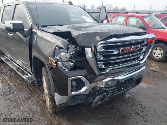 2019 GMC Sierra 1500 SLT with VIN 1GTU9DED0KZ423413, listed as a IAAI auction lot 41126279 with 98,781 mi miles. Bid and sale history available at carsss.com. Image 6.