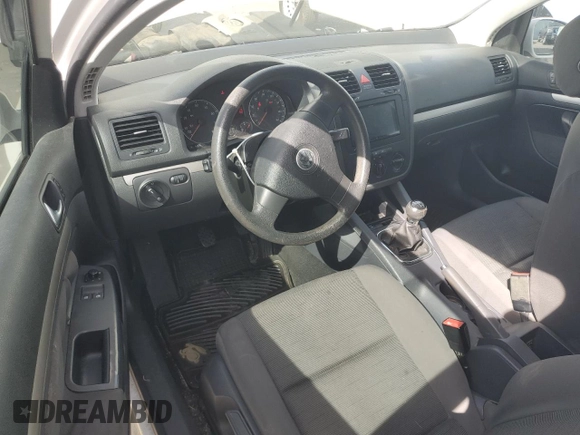 2009 Volkswagen Rabbit S with VIN WVWAB71K99W143367, listed as a Copart auction lot 52926345 with 175,584 mi miles and Salvage title. Bid and sale history available at DreamBid. Image 8.