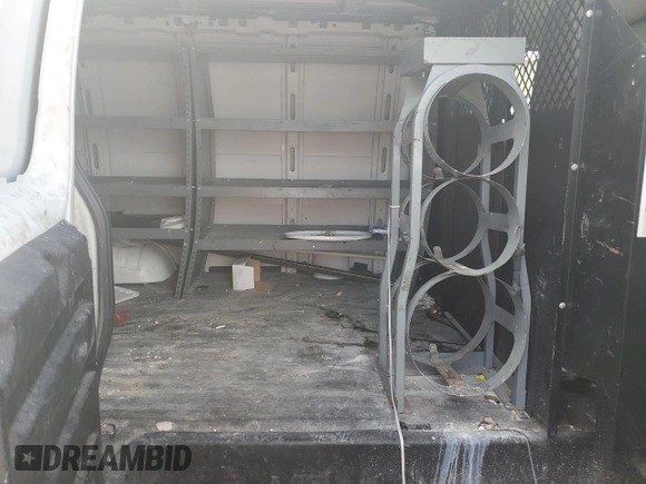 2018 Chevrolet Express Cargo Van with VIN 1GCWGAFP6J1212557, listed as a Copart auction lot 41861574 with 217,664 mi miles and Non Repairable. Bid and sale history available at carsss.com. Image 10.