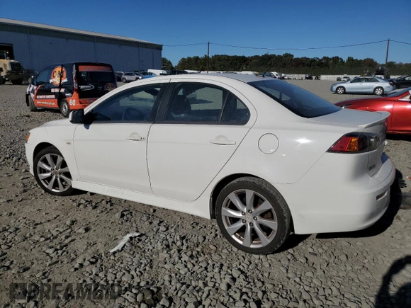 2013 Mitsubishi Lancer GT with VIN JA32U8FW8DU014720, listed as a Copart auction lot 75509414 with 153,645 mi miles and Salvage Title. Bid and sale history available at carsss.com. Image 2.