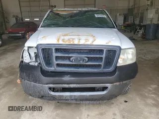2007 Ford F-150 XL with VIN 1FTRF12237NA02185, listed as a Copart auction lot 52074215 with 204,888 mi miles and Salvage Title. Bid and sale history available at carsss.com. Image 5.