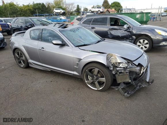 2004 Mazda RX-8 with VIN JM1FE173840137114, listed as a Copart auction lot 67827424 with 62,740 mi miles and Clean Title. Bid and sale history available at carsss.com. Image 4.